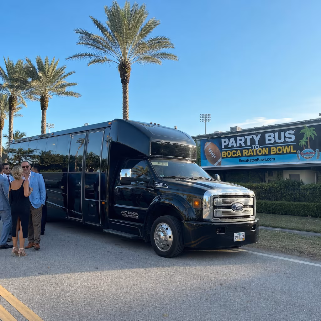 Party Bus to the Boca Raton Bowl