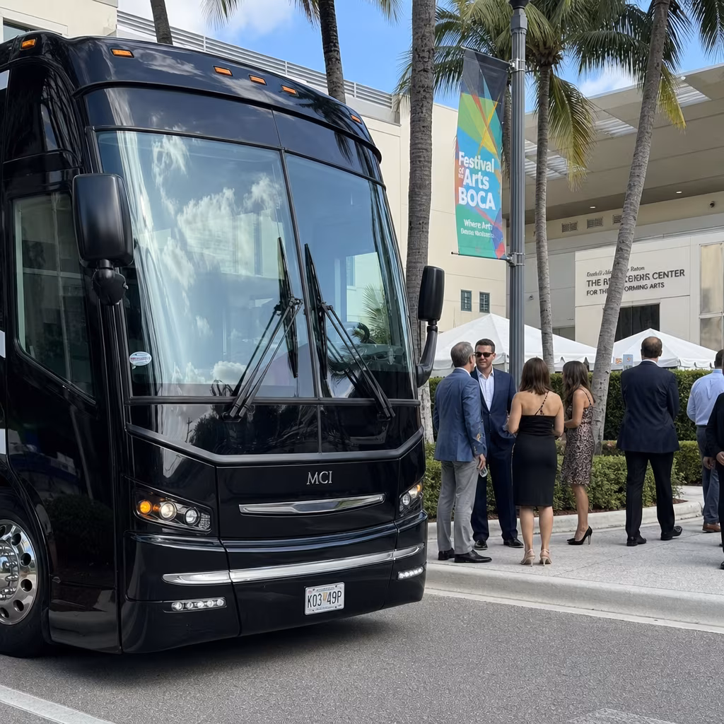 Rent a Bus to Festival of the Arts BOCA