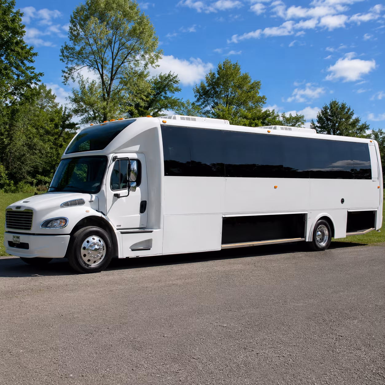 Boca Raton Bachelor & Bachelorette Transportation party bus exterior