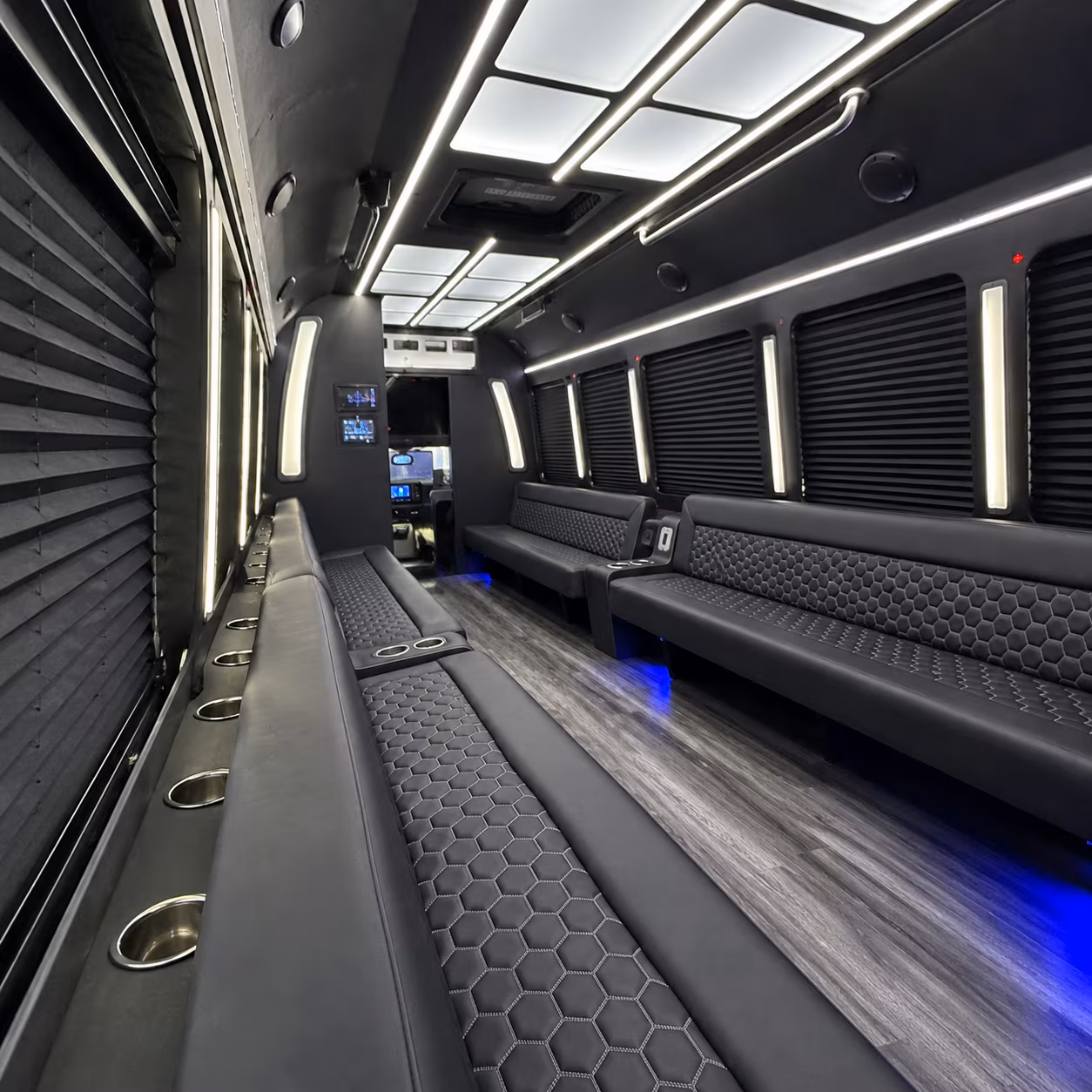 Boca Raton Birthday, Sweet 16, & Quinceañera Transportation party bus exterior