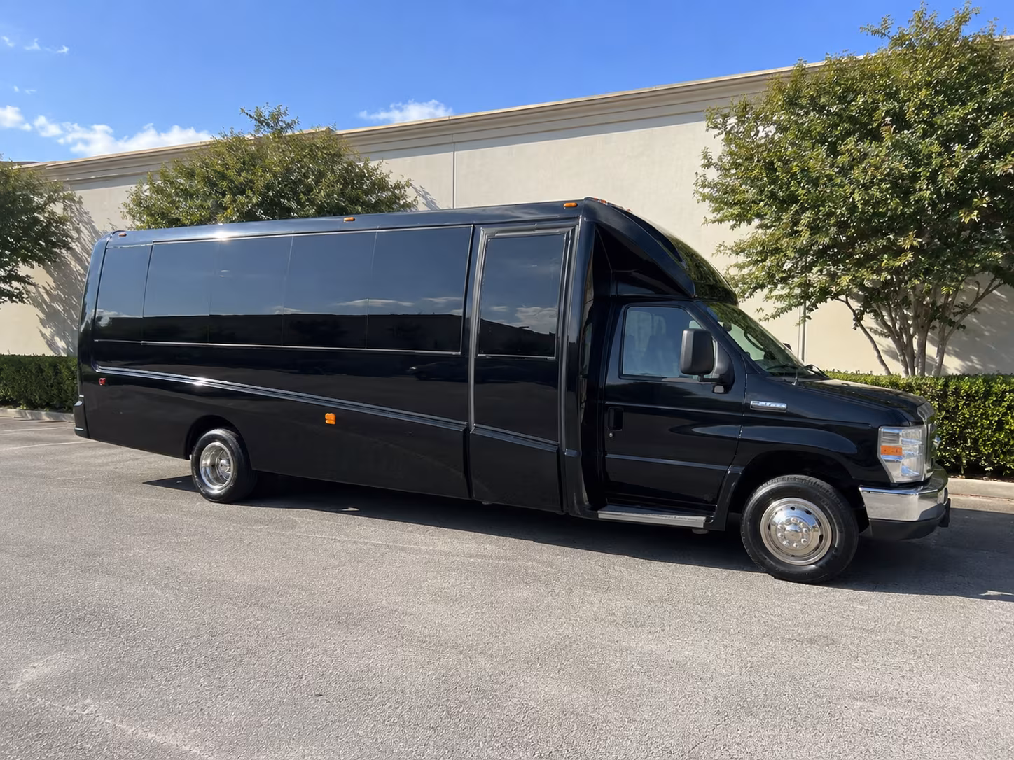 Boca Raton Private Event Transportation party bus exterior