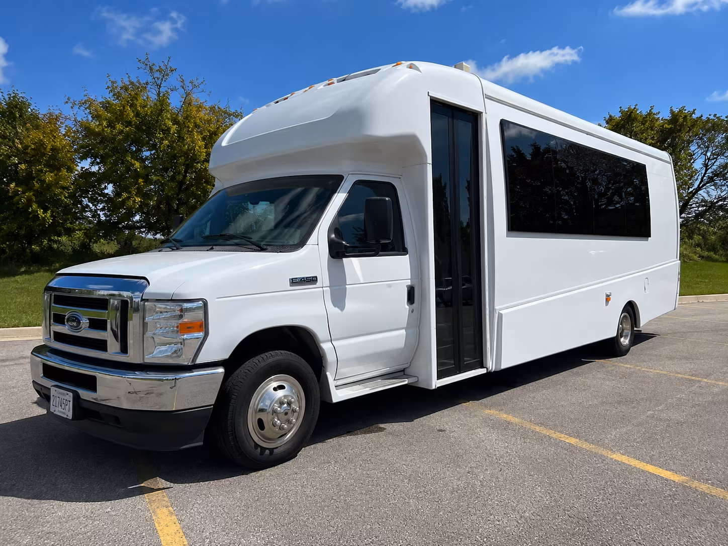 Boca Raton Private Event Transportation party bus interior
