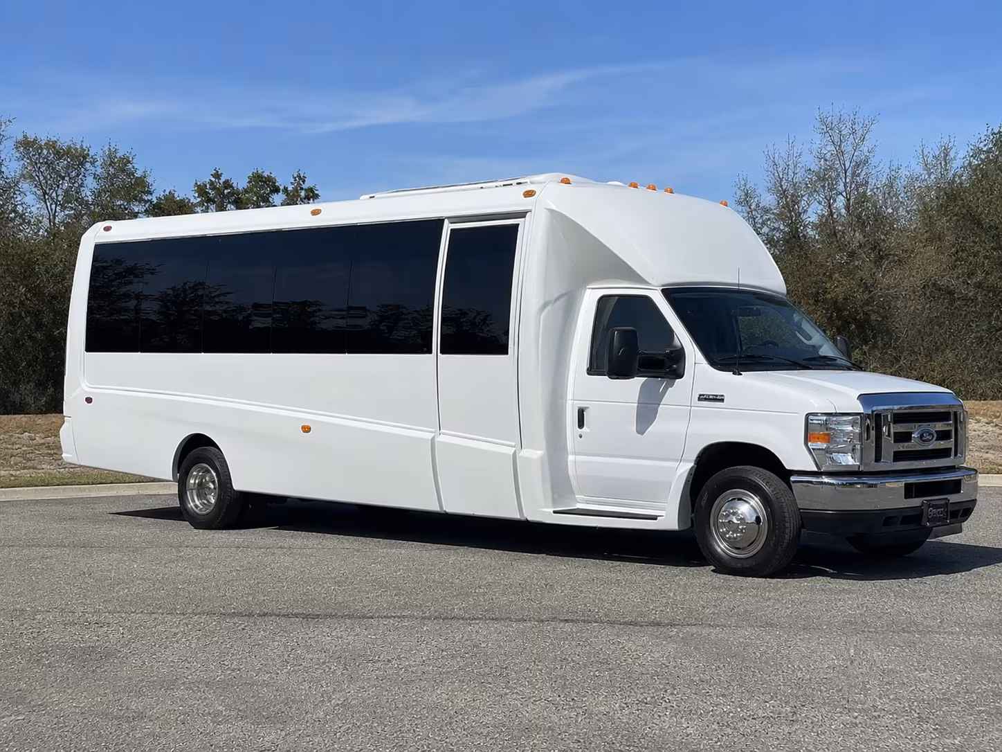 Boca Raton Sporting Event Transportation party bus exterior