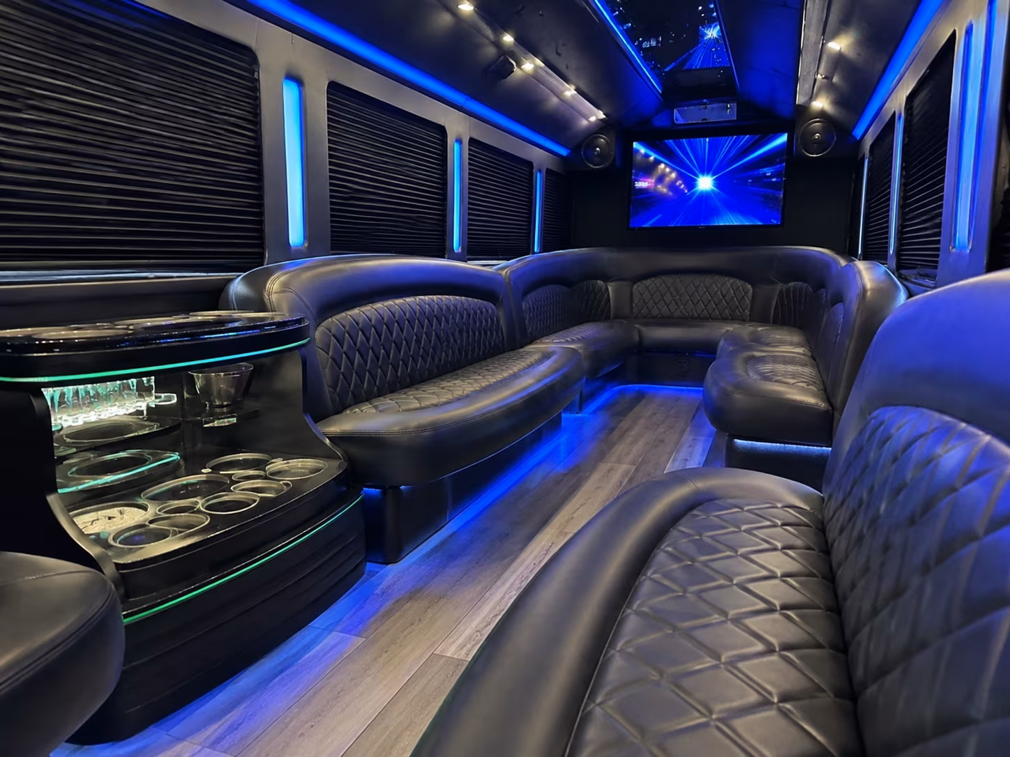 Boca Raton Sporting Event Transportation onboard seating
