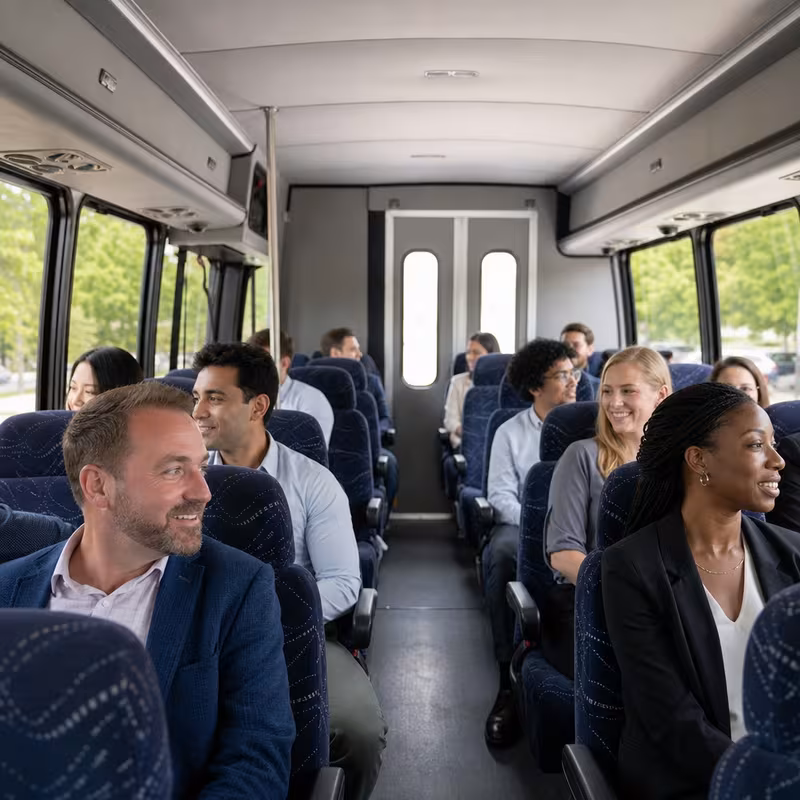 Black Mercedes Sprinter van staged for an Boca Raton Corporate Transportation group