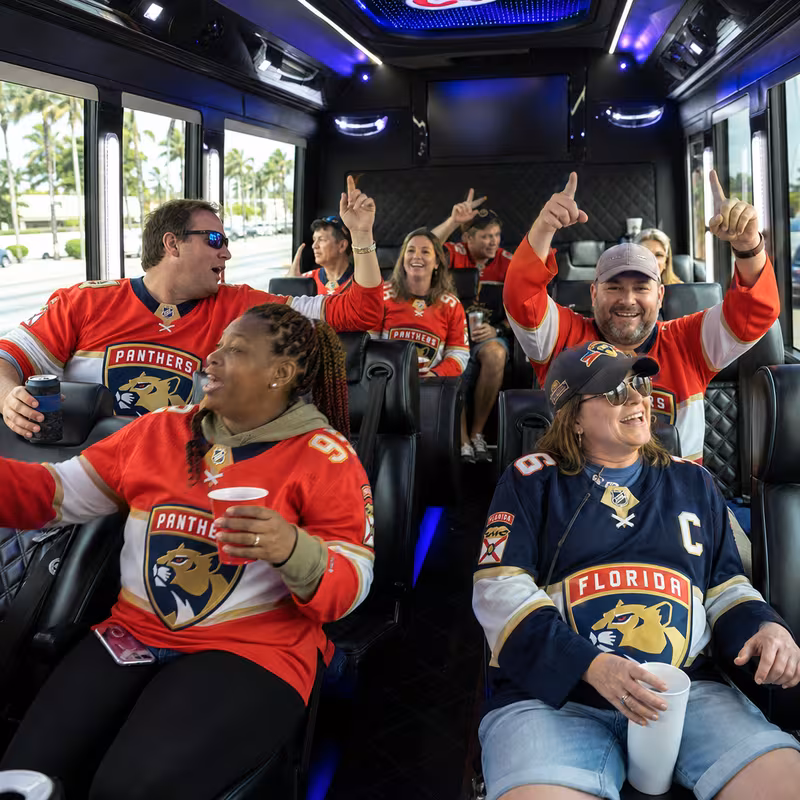 Boca Raton Sporting Event Transportation fleet vehicle