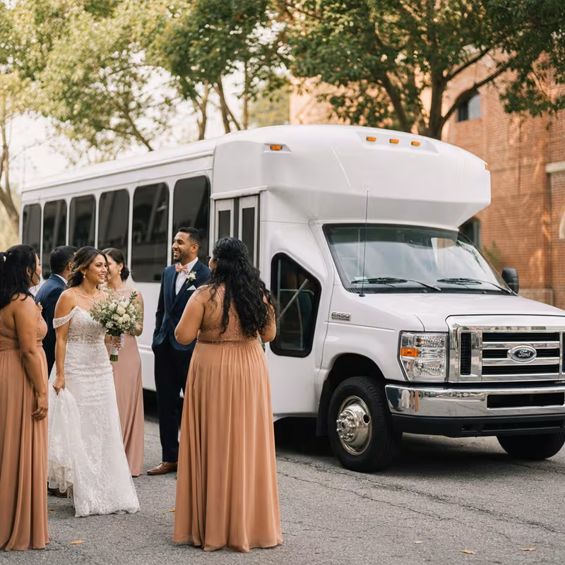 Boca Raton Wedding Transportation fleet vehicle